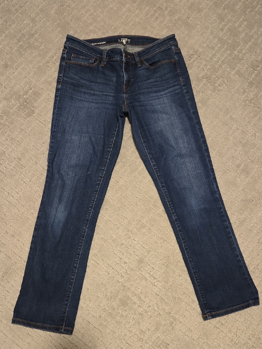 LOFT Modern Straight Jeans